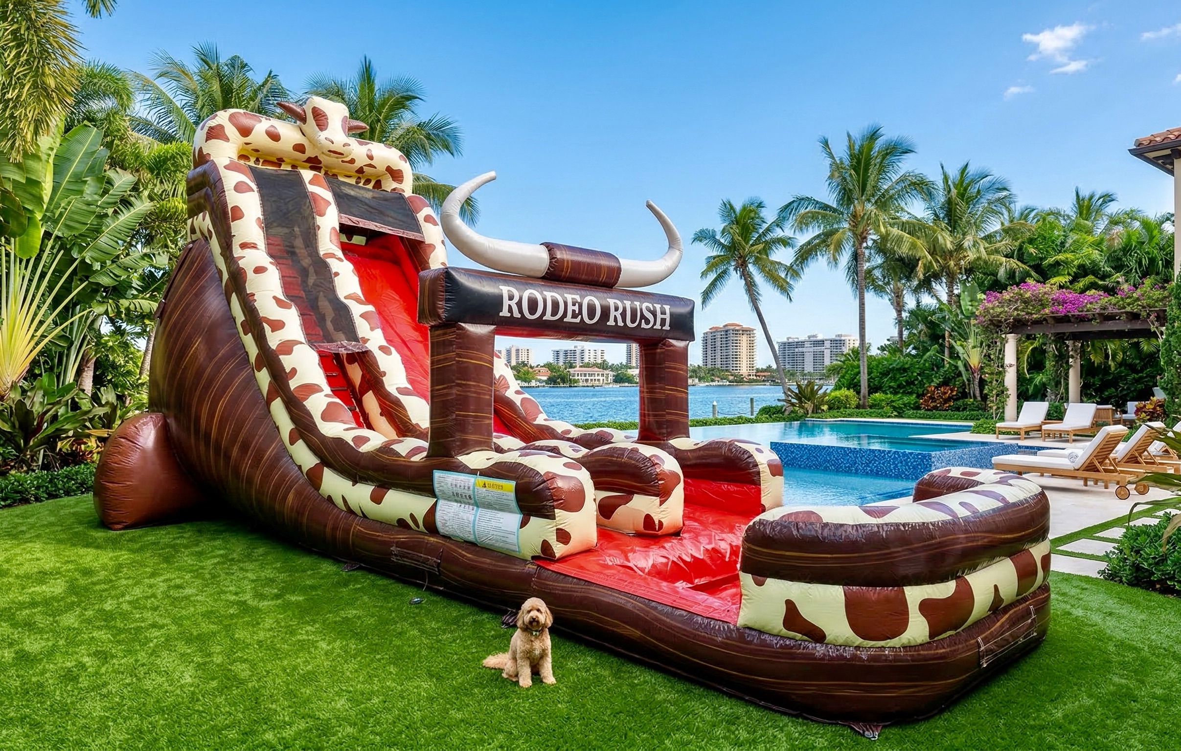 backyard bounce house parties in Delray Beach