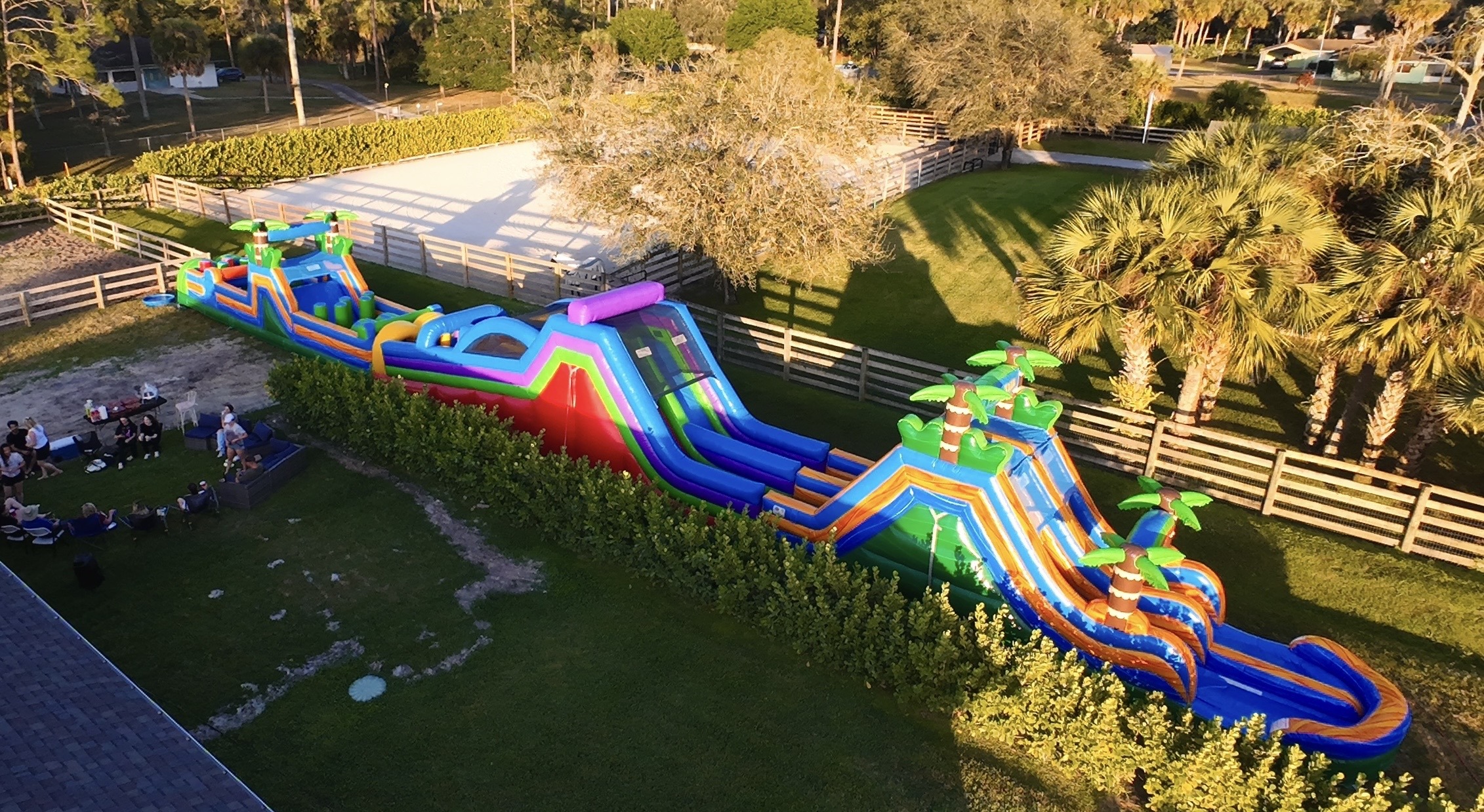 giant inflatable rentals Loxahatchee FL water slide obstacle course