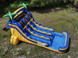 banana split water slide west palm beach 1781236797 17' Banana Split Dual Lane